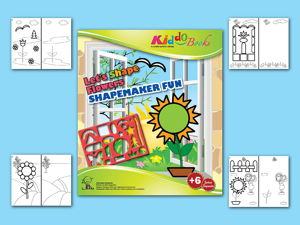 Kiddo Books - Shapemaker Fun: Let's Shape Flowers