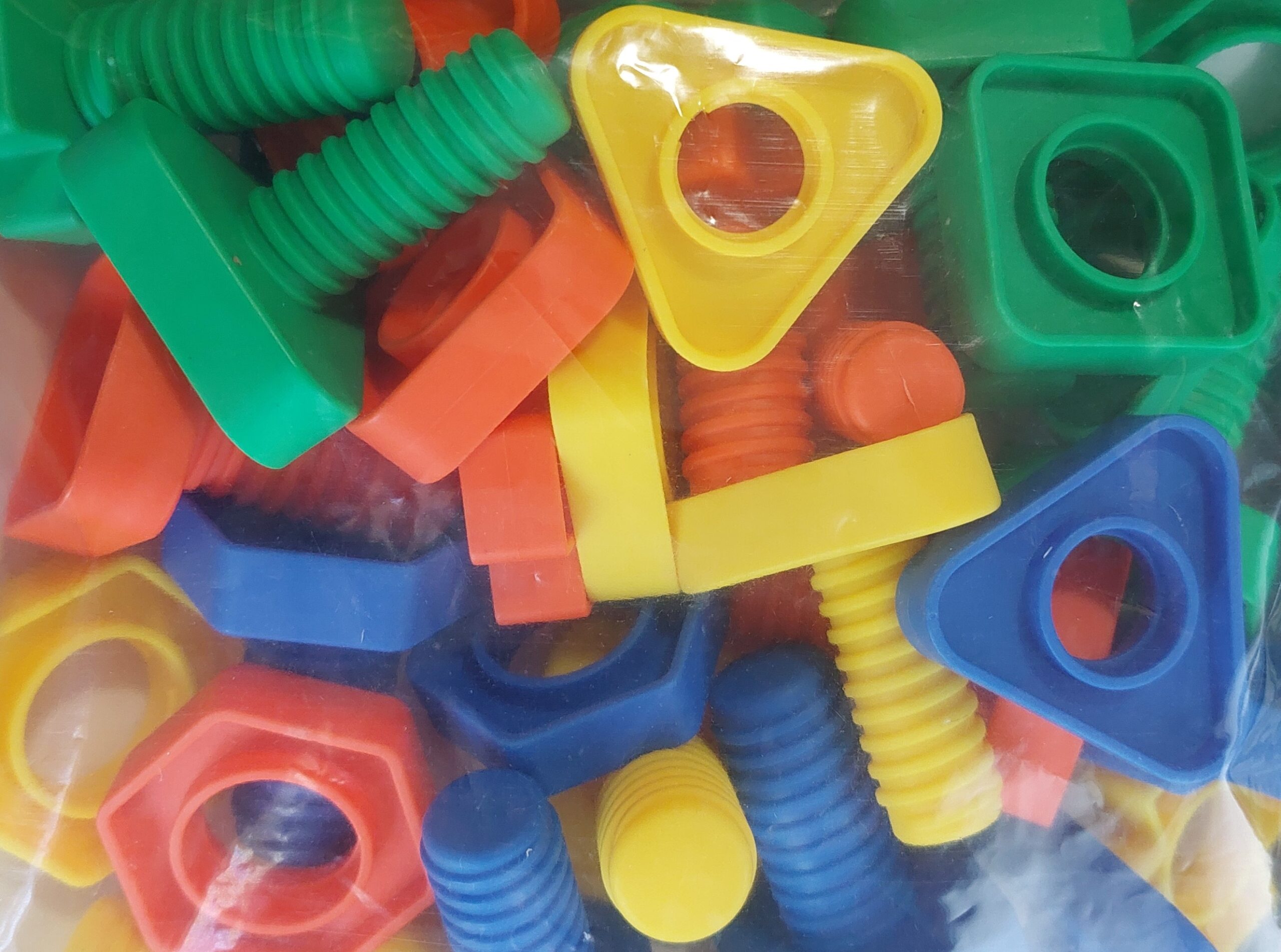 Nuts & Bolts in a Plastic Bag (32 Pieces)