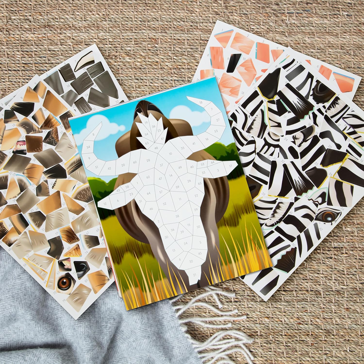 Melissa & Doug Mosaic Sticker Pad - Safari - Image 2