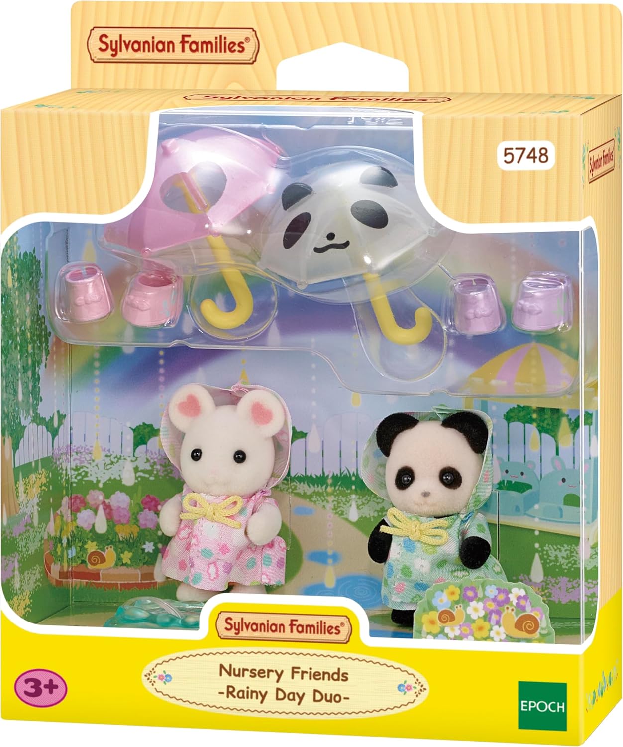Sylvanian Families Nursery Friends - Rainy Day Duo