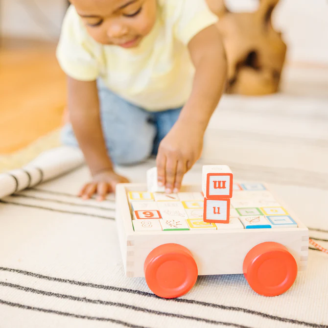 Melissa & Doug ABC - 123 Block Cart - Image 5