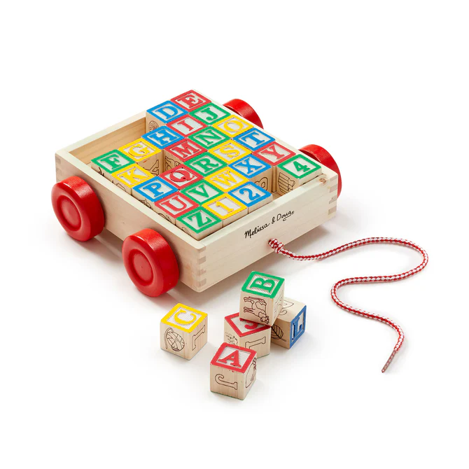 Melissa & Doug ABC - 123 Block Cart