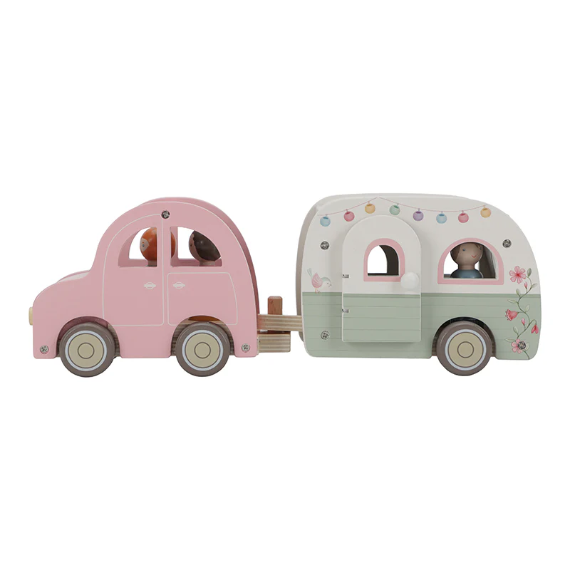 Little Dutch Car with Caravan (10 Pieces) - Image 3