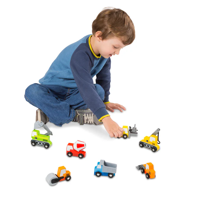 Melissa & Doug Construction Site Vehicles (8 Pieces) - Image 3