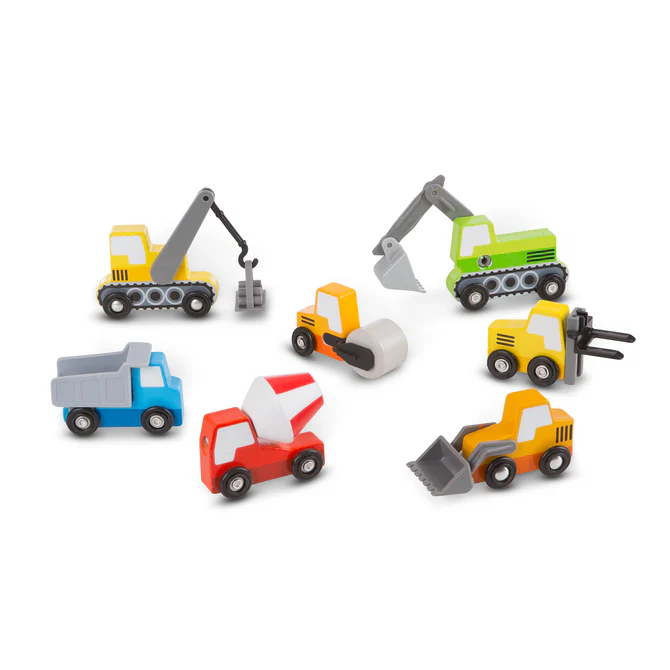 Melissa & Doug Construction Site Vehicles (8 Pieces)