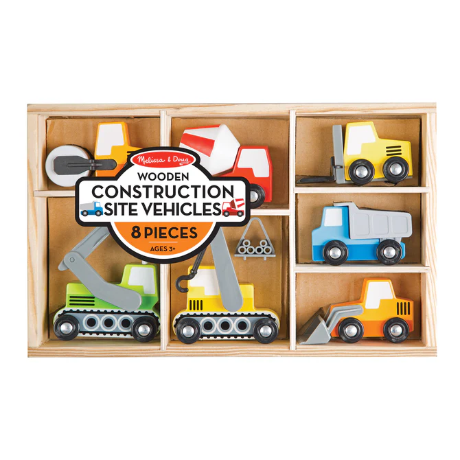 Melissa & Doug Construction Site Vehicles (8 Pieces) - Image 2