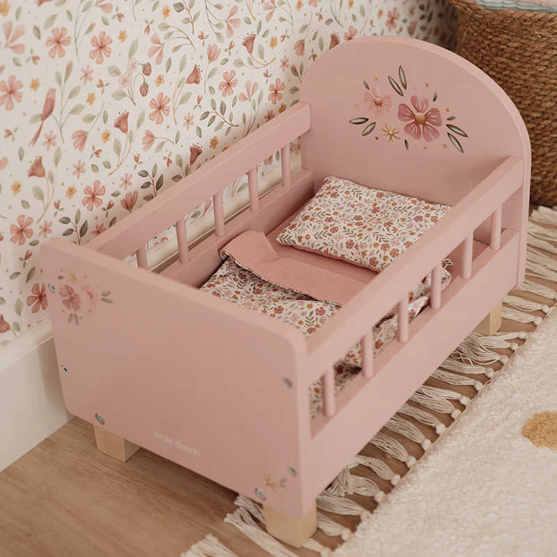 Little Dutch Wooden Doll Bed - Image 4