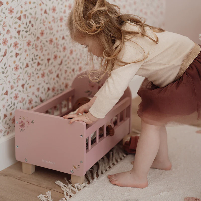 Little Dutch Wooden Doll Bed - Image 2