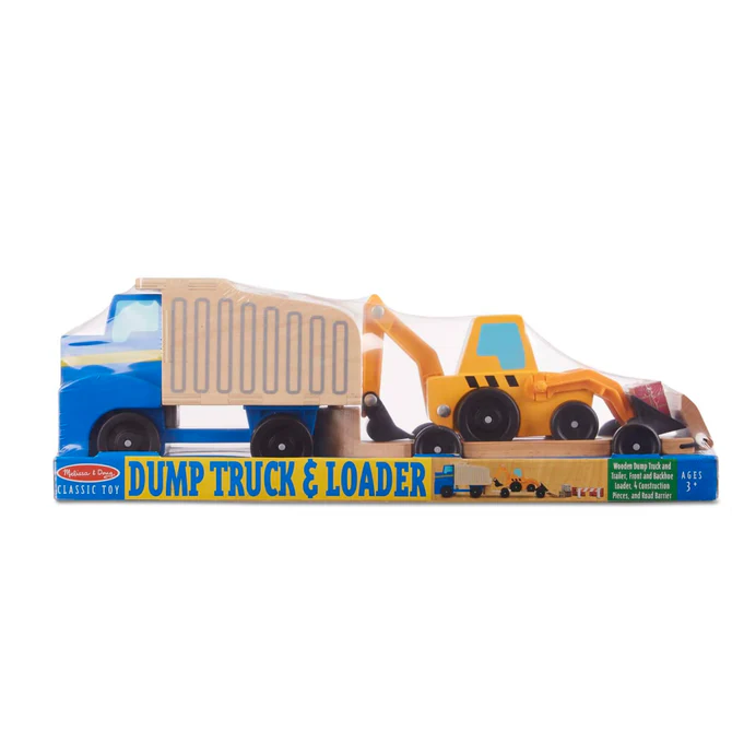 Melissa & Doug Dump Truck & Loader