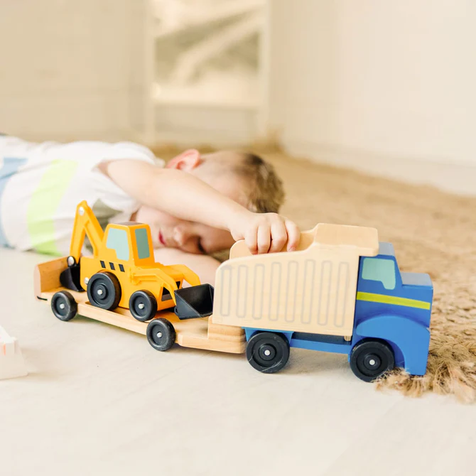 Melissa & Doug Dump Truck & Loader - Image 3