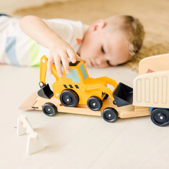 Melissa & Doug Dump Truck & Loader - Image 4