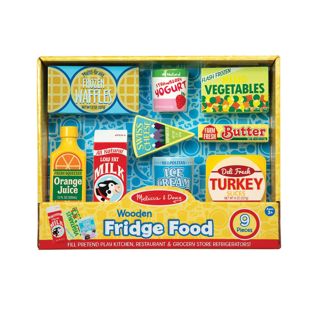 Melissa & Doug Wooden Fridge Food