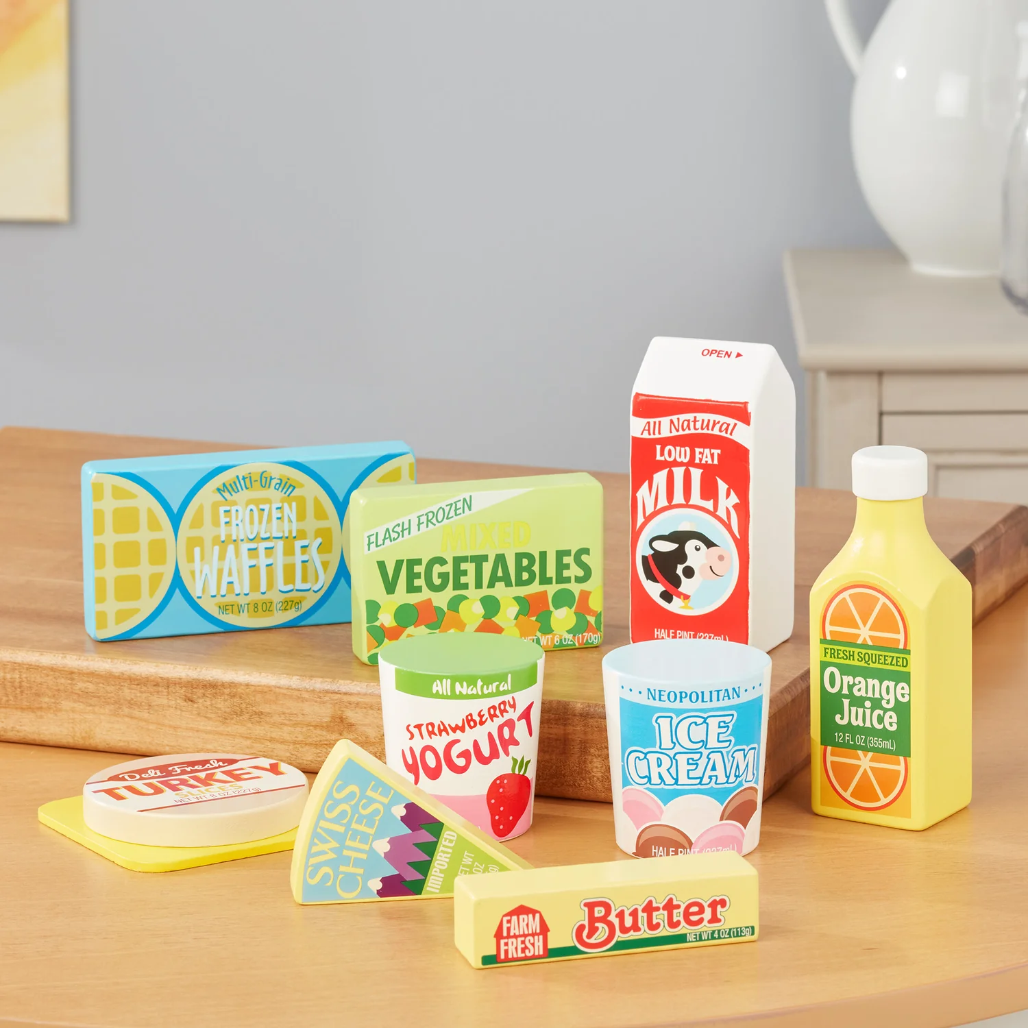 Melissa & Doug Wooden Fridge Food - Image 3