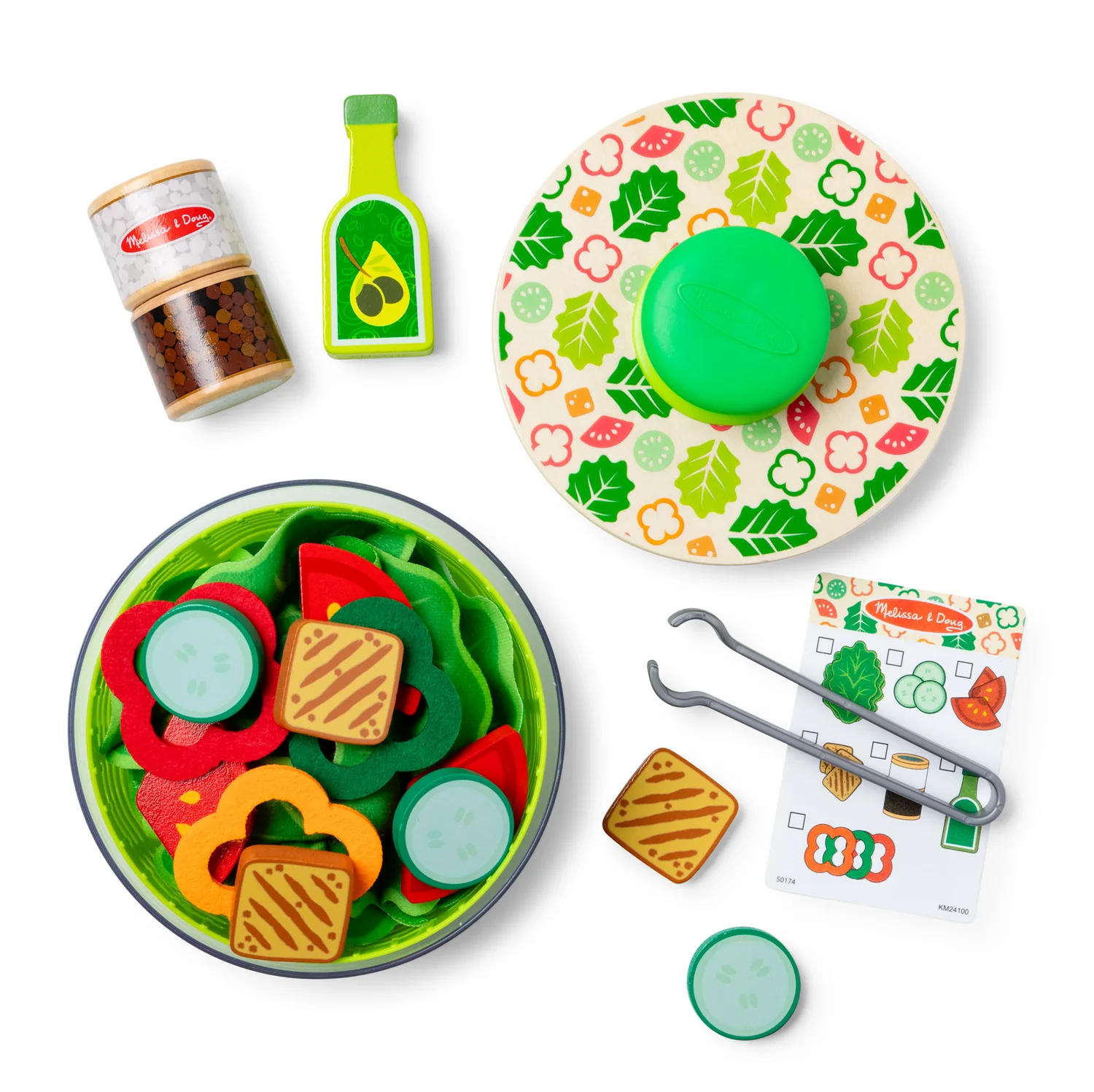 Melissa & Doug Salad Spinner Play Set - Image 3