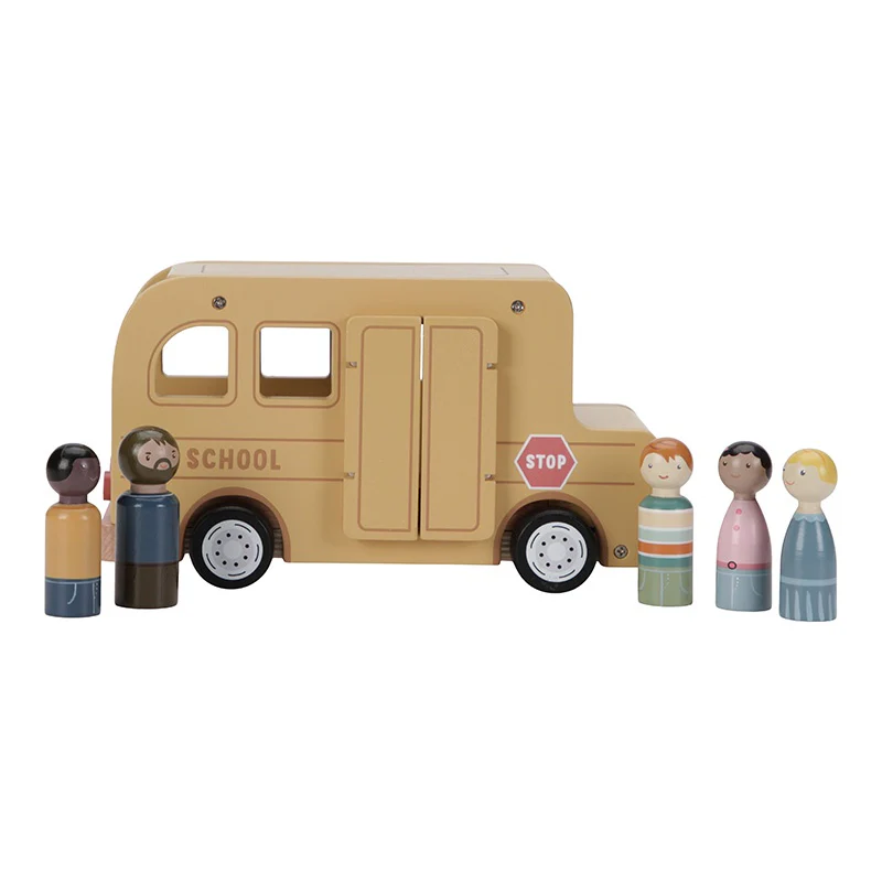 Little Dutch School Bus (7 Pieces)