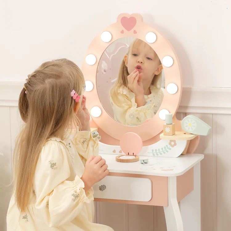 TookyToy Dressing Table with Lights - Image 3