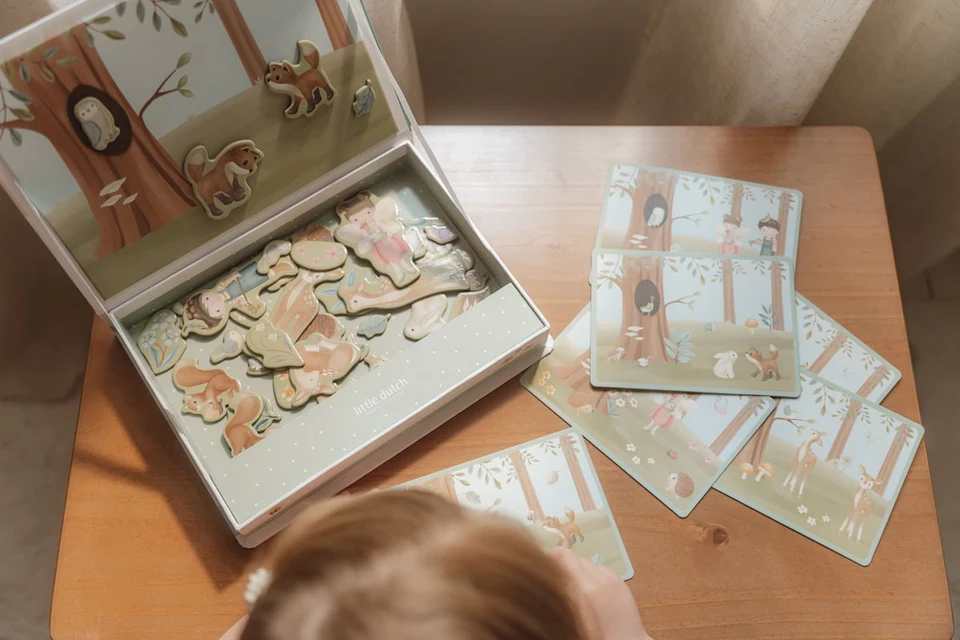 Little Dutch Magnetic Playboard - Forest Friends - Image 3