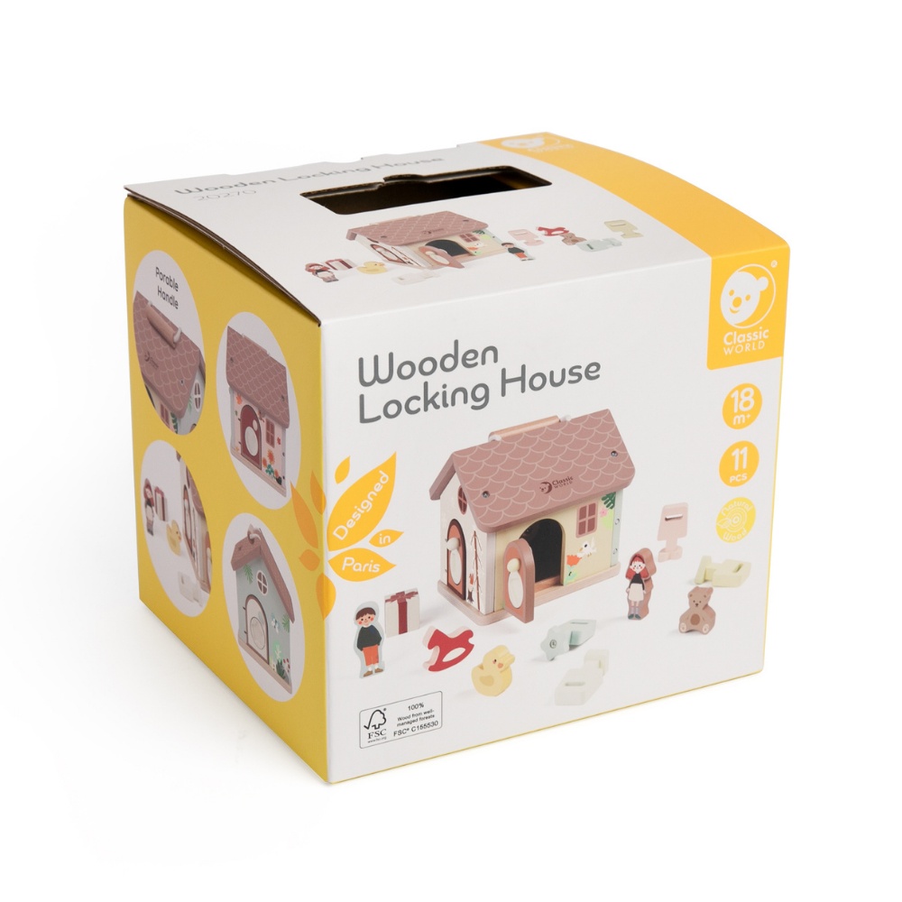 Wooden Locking House - Image 2