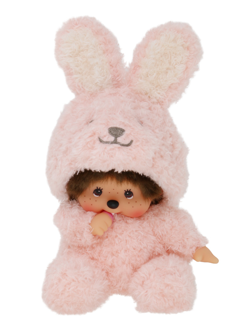 Monchhichi - Sitting Fluffy Bunny - Image 2