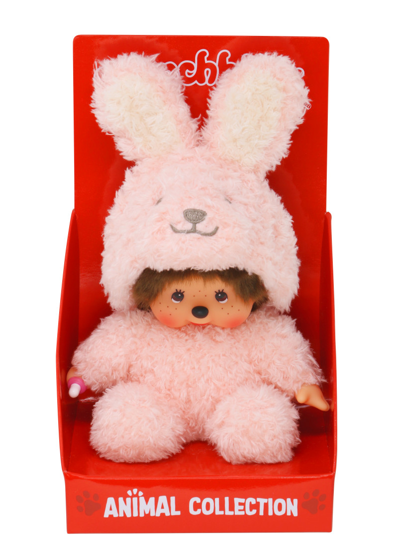 Monchhichi - Sitting Fluffy Bunny - Image 3