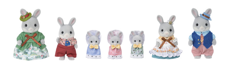 Sylvanian Families Cottontail Rabbit Family Celebration Set - Image 2